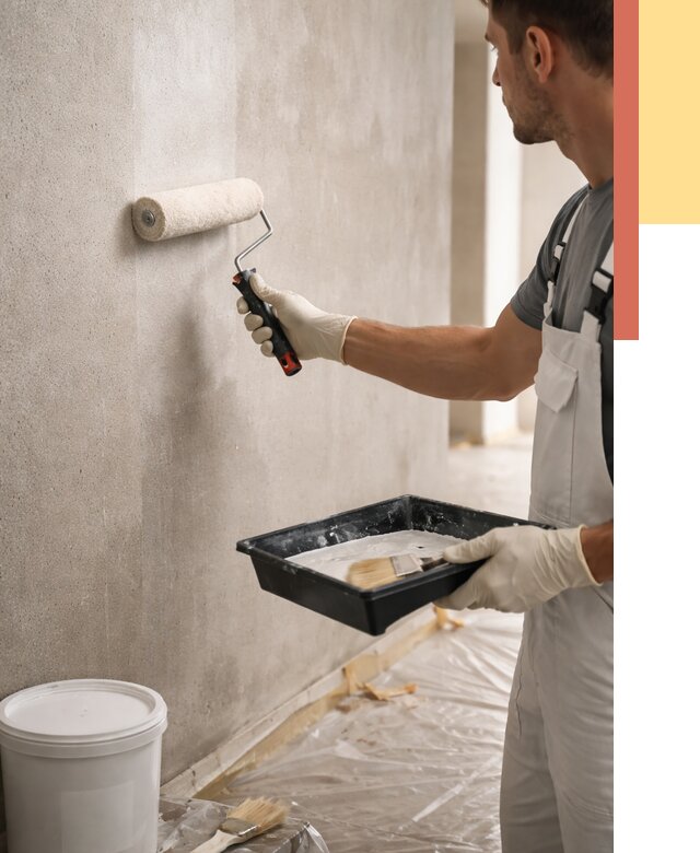 Грунтовка стен в Липецке от 2287 руб. м2 — быстро, недорого, с материалом | ОТДЕЛОЧНИК-Лпц