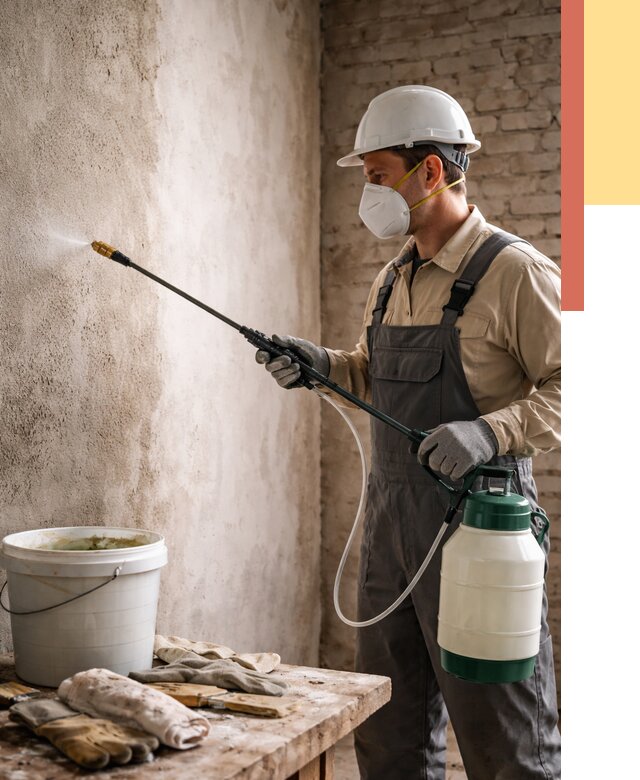 Антисептическая обработка стен в Липецке от 1247 руб. — быстро и недорого | ОТДЕЛОЧНИК-Лпц