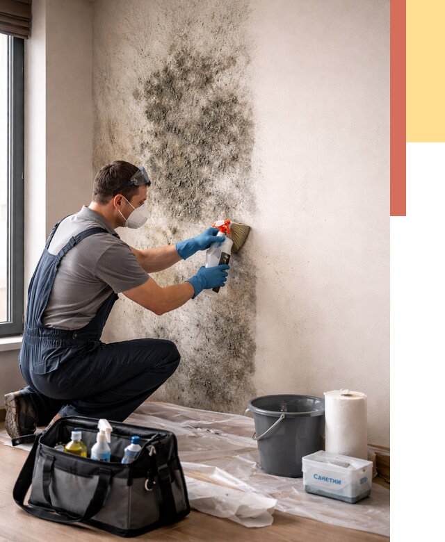 Удаление плесени со стен в Липецке от 2235 руб. — быстро и недорого | ОТДЕЛОЧНИК-Лпц