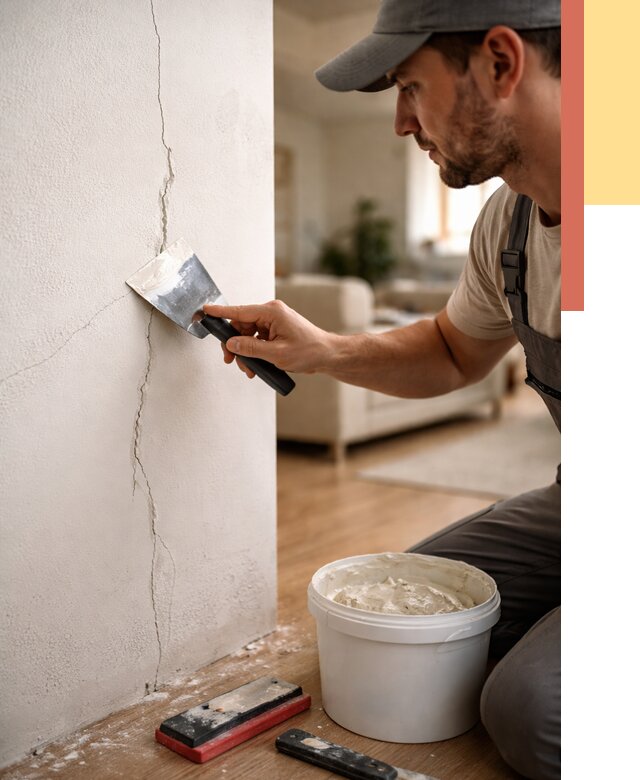 Заделка трещин и сколов в Липецке от 2547 руб. — быстро и недорого | ОТДЕЛОЧНИК-Лпц