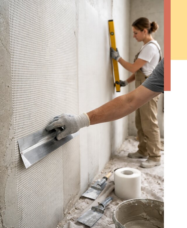 Армирование стен стеклосеткой в Липецке от 3326 руб. под ключ | ОТДЕЛОЧНИК-Лпц