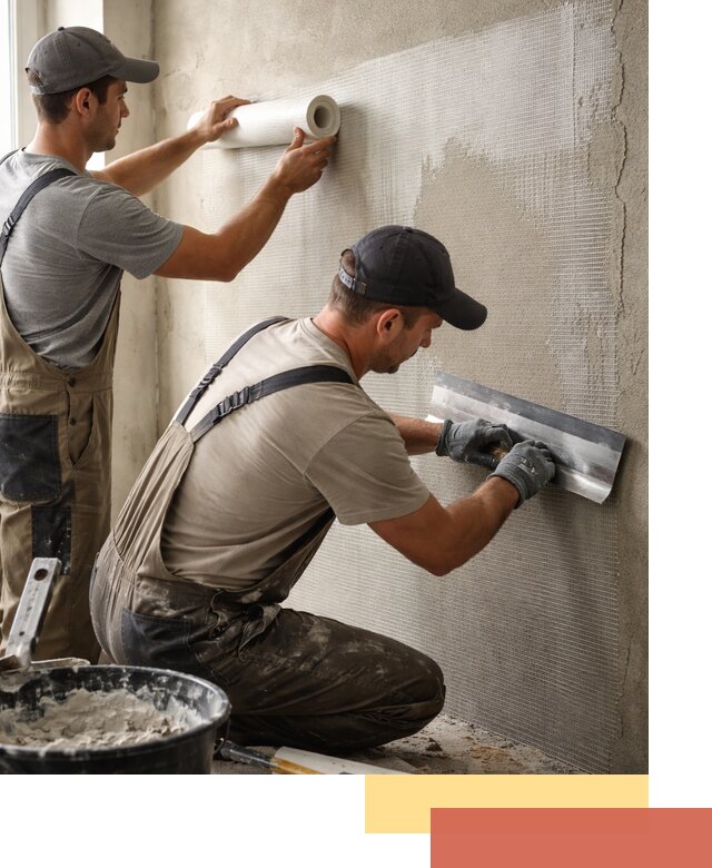 Армирование стен стеклосеткой в Липецке для прочной отделки