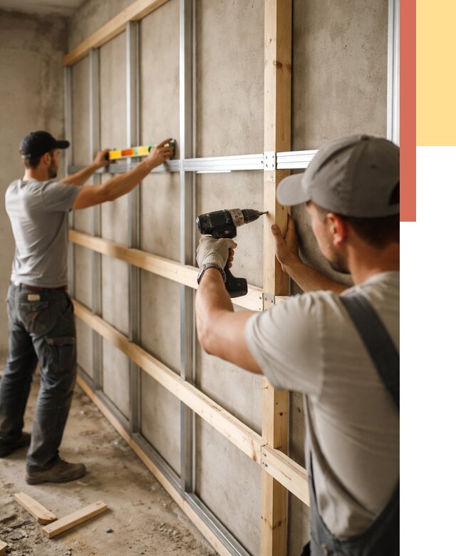 Устройство обрешетки под панели в Липецке от 2183 руб. — монтаж под ключ | ОТДЕЛОЧНИК-Лпц