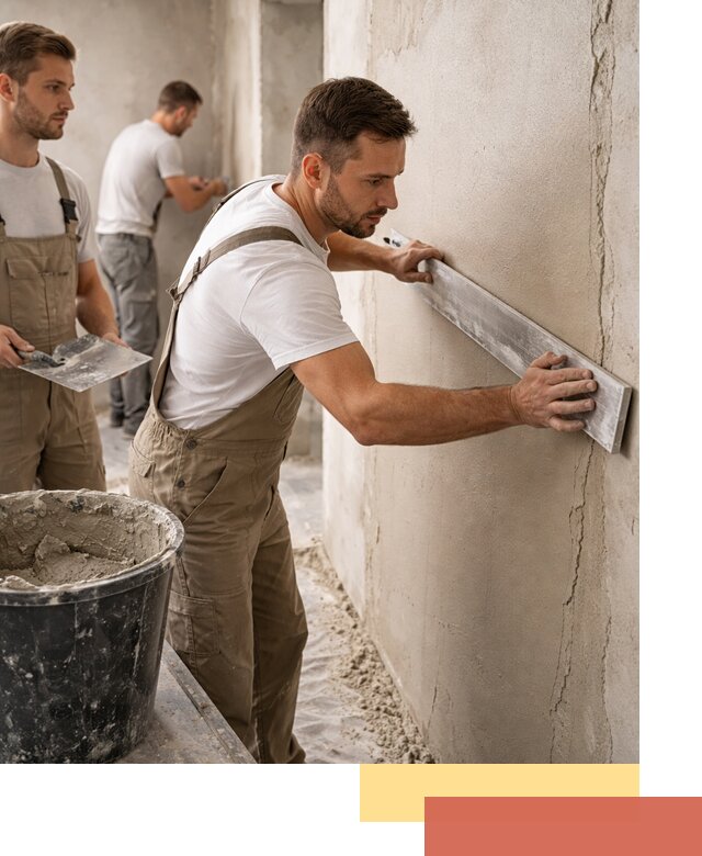 Штукатурка стен без маяков в Липецке быстро и качественно