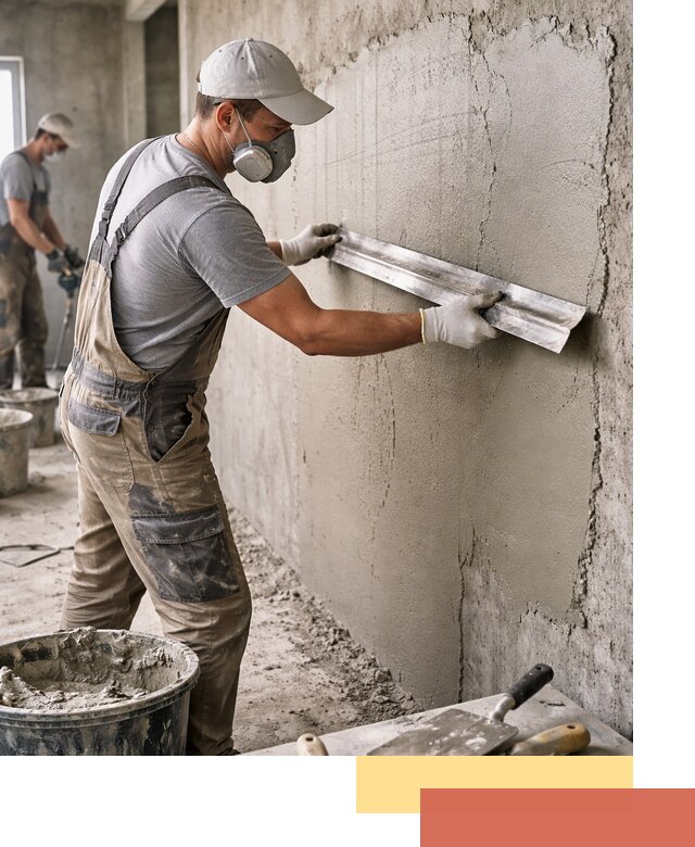 Штукатурка бетонных стен в Липецке качественно и долговечно