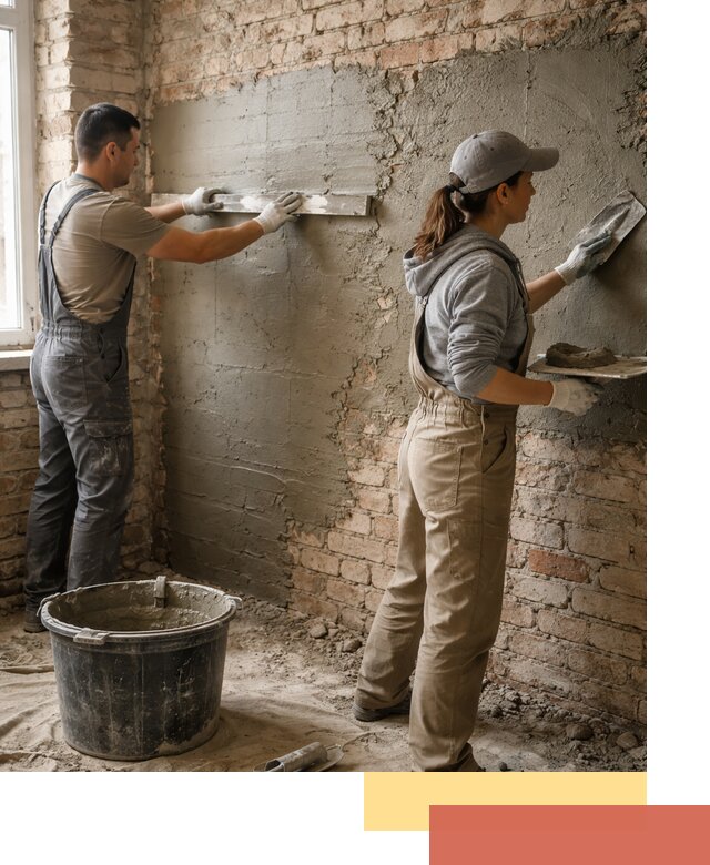 Штукатурка кирпичных стен в Липецке — качественно и надежно