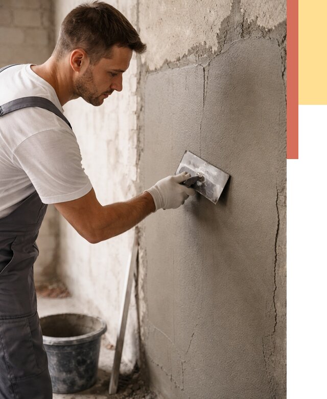 Штукатурка стен под плитку в Липецке от 4365 руб./м2 — выравнивание под плитку | ОТДЕЛОЧНИК-Лпц