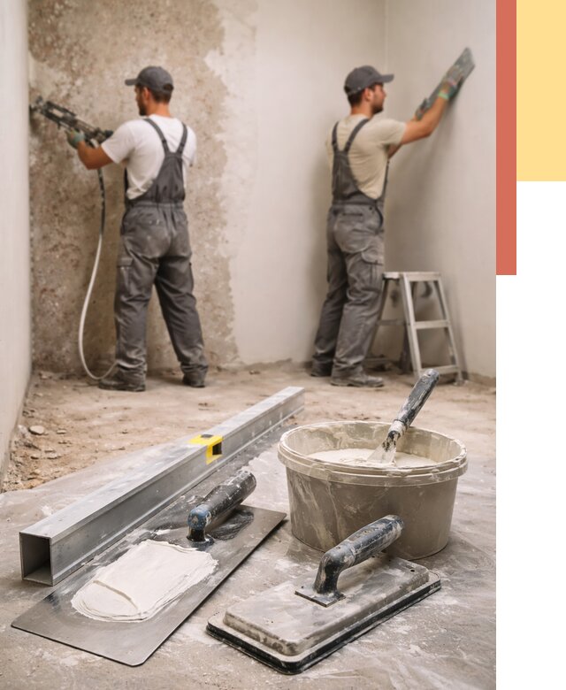 Штукатурка стен под обои в Липецке от 4677 руб./м2 — выравнивание под обои | ОТДЕЛОЧНИК-Лпц