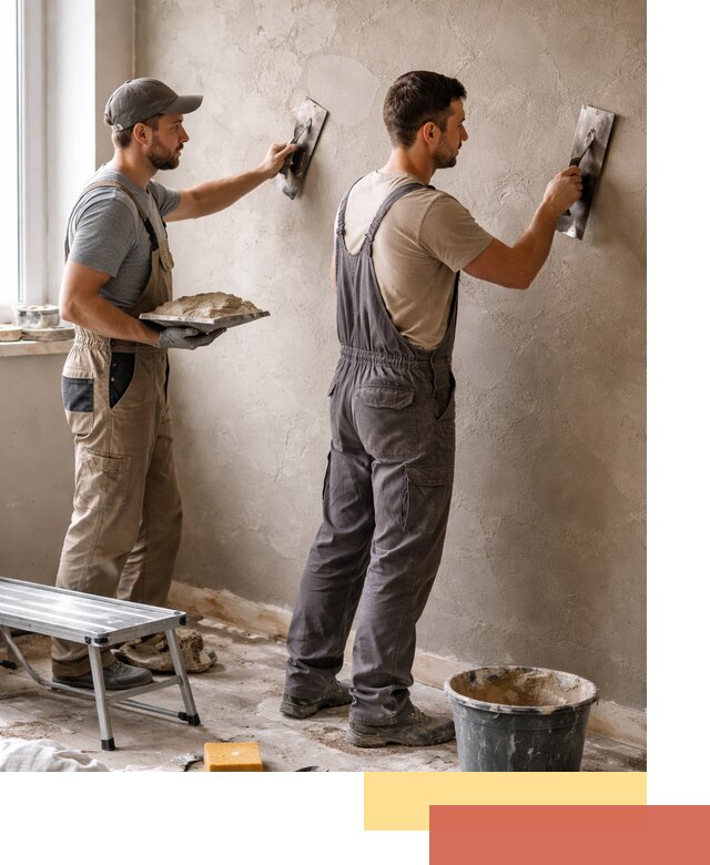 Ремонт декоративной штукатурки и восстановление фактуры в Липецке