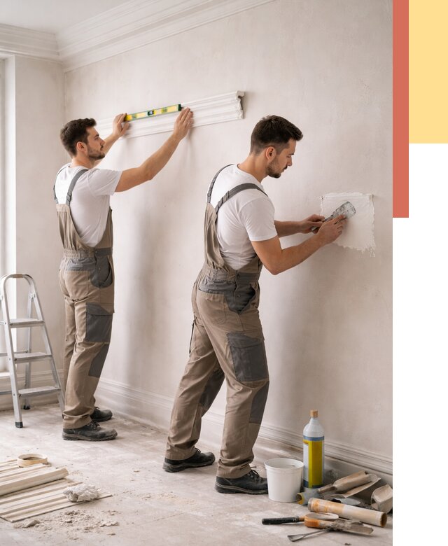 Монтаж лепнины на стены в Липецке от 4677 руб. — недорого, быстро | ОТДЕЛОЧНИК-Лпц