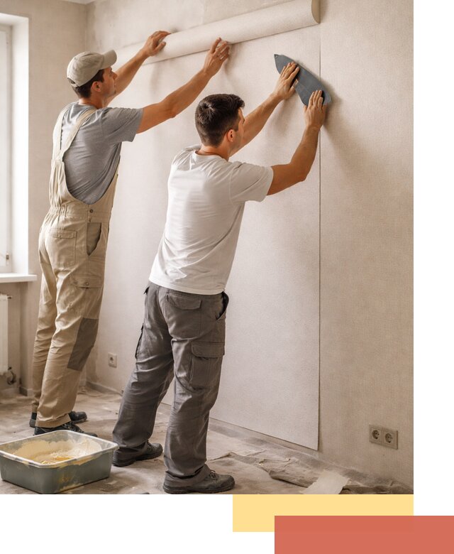 Поклейка виниловых обоев в Липецке профессионально и качественно