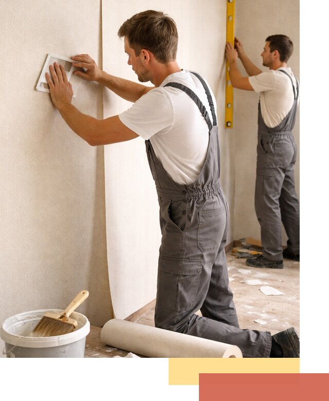 Поклейка бумажных обоев в Липецке качественно и недорого