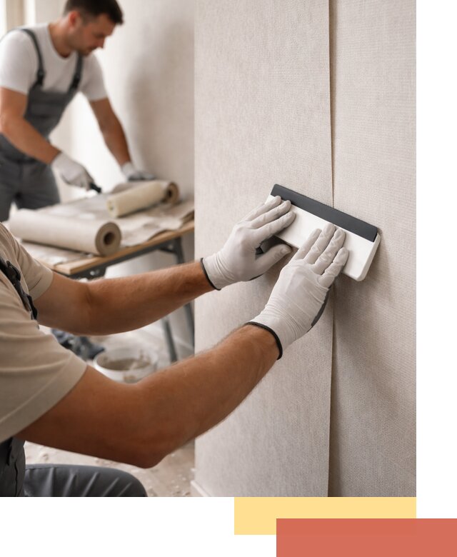 Поклейка обоев под покраску в Липецке профессионально и быстро