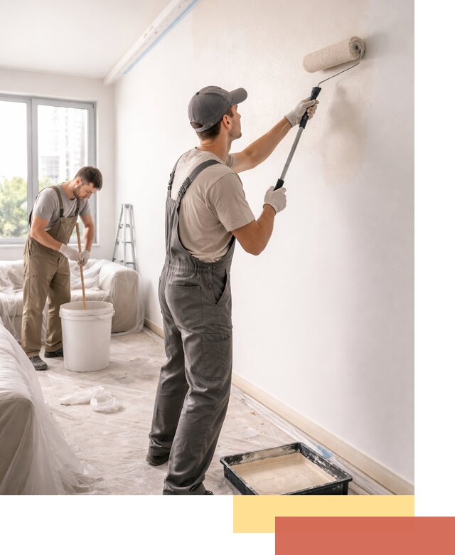 Покраска стен в офисе в Липецке — быстрый и качественный ремонт