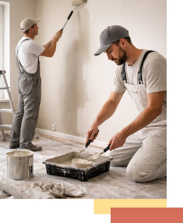 Покраска стен в квартире в Липецке — профессионально и аккуратно