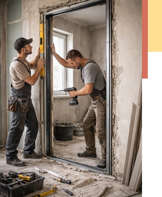 Закладка дверного проема в Липецке от 3638 руб. — быстро и недорого | ОТДЕЛОЧНИК-Лпц