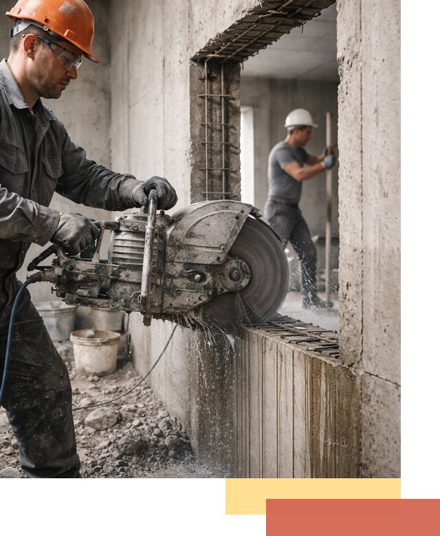 Алмазная резка проемов в Липецке быстро и точно