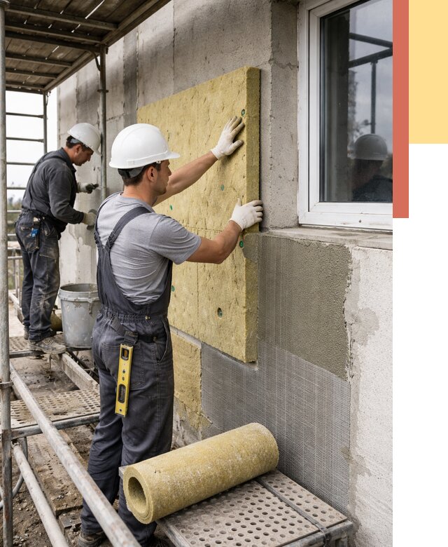 Утепление стен в Липецке от 4469 руб. под ключ — быстро и недорого | ОТДЕЛОЧНИК-Лпц