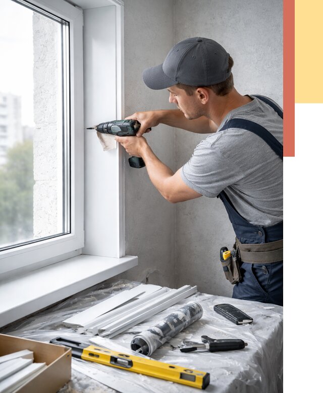 Установка пластиковых откосов в Липецке от 2339 руб. | ОТДЕЛОЧНИК-Лпц монтаж, быстро и недорого