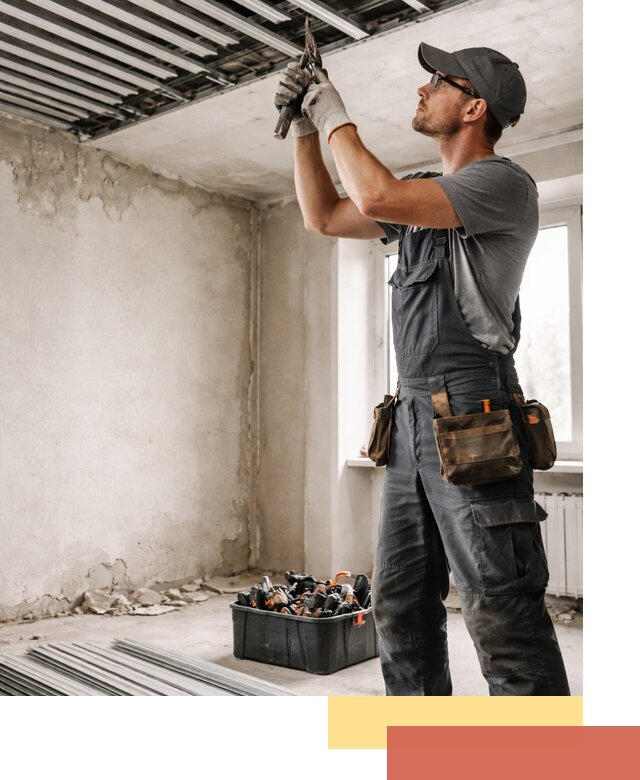 Демонтаж реечного потолка в Липецке быстро и аккуратно