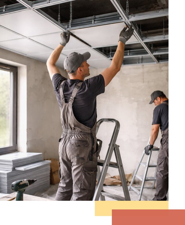 Монтаж кассетного потолка в Липецке качественно и быстро