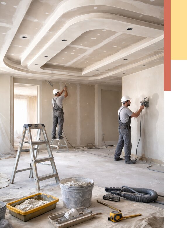 Многоуровневый потолок из гипсокартона в Липецке от 780 руб. под ключ | ОТДЕЛОЧНИК-Лпц