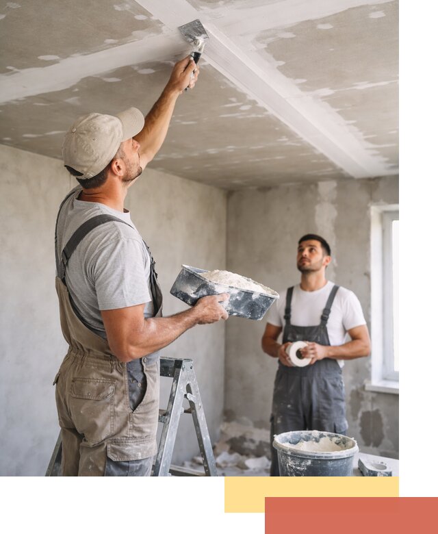 Обработка швов потолка ГКЛ в Липецке: качественная заделка и шпатлевка