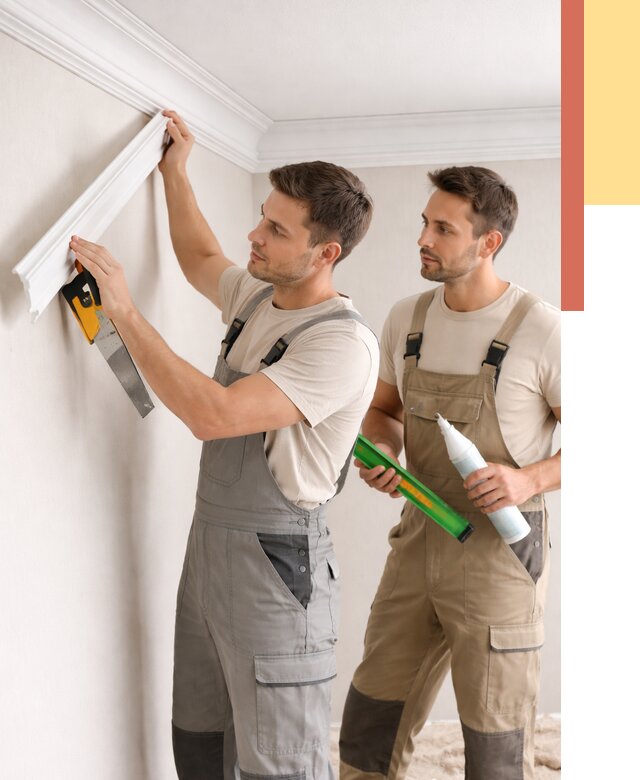 Монтаж потолочного плинтуса в Липецке от 2391 руб. — быстро и недорого | ОТДЕЛОЧНИК-Лпц
