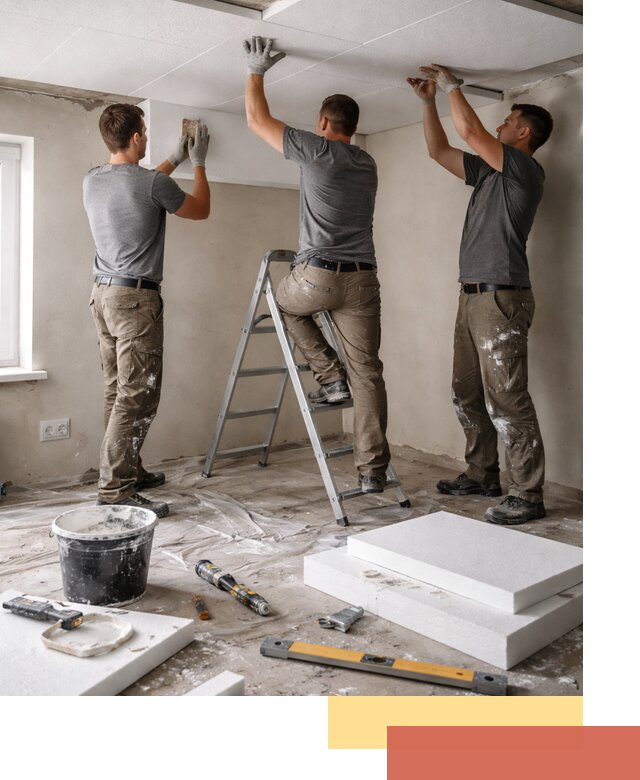 Утепление потолка пенопластом в Липецке быстро и качественно