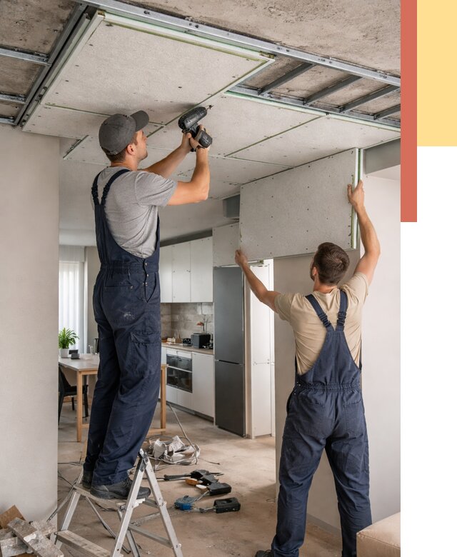 Шумоизоляция потолка панелями зипс в Липецке от 1923 руб. под ключ | ОТДЕЛОЧНИК-Лпц